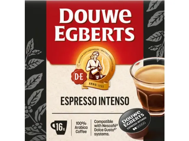 DE Dolce Gusto koffiecapsules Espresso Intenso, 16 stuks