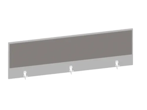 baliepaneel bureau aanbouw achter MP-lichtgrijs BN8078-grijs 1600mm