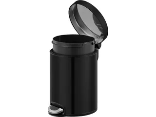 Serene pedaalemmer 5 Liter Mat Zwart - 5