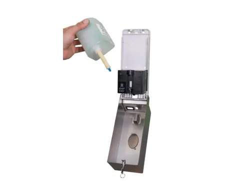 ontsmettingsmiddeldispenser,HxBxD 270x110x115mm,inhoud 0,8l