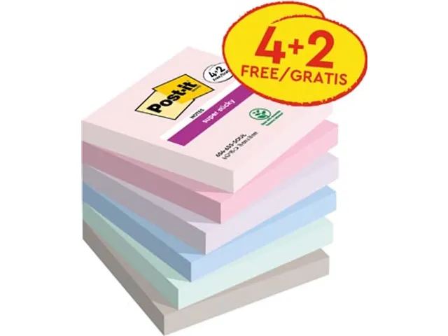 notes Soulful 90 vel 76 x 76 mm 4 + 2