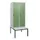 locker met bank,HxBxD 1950x800x815mm,2vak,vak B 400mm,draaigrendel