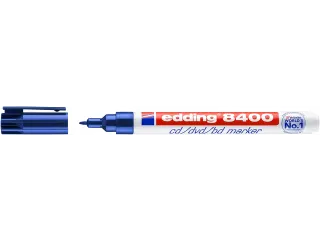 Cd marker edding 8400 rond blauw 0.5-1.0mm - 4