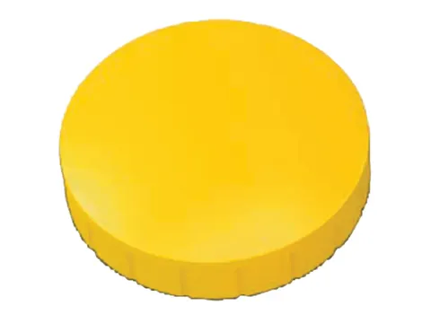 Magneet MAUL Solid 32mm 800gr geel 10 stuks