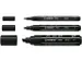 Marqueur peinture STABILO Free Acrylic Mixed Tip set 3 largeurs noir
