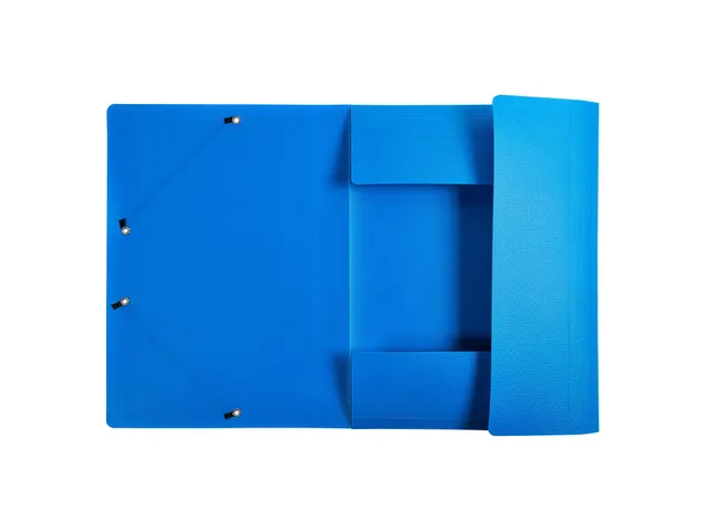 Chemise à élastiques 3 rabats PP OPAK - A4 - Bleu clair