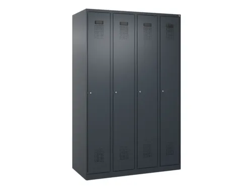 locker,HxBxD 1850x1200x500mm,4vak,vak B 300mm,cil.-slot