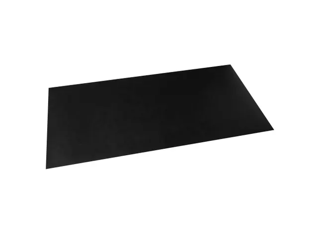 Onderlegger PU 35x60cm zwart/rood