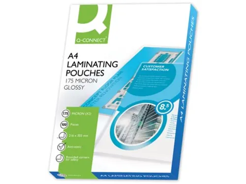 Lamineerhoes A4 Glanzend 216x303mm 2x175 Micron Doos 100 stuks
