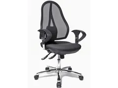 Bureaustoel Topstar open point sy deluxe zwart stof