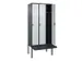 locker voor scheiding van kleding,HxBxD 2120x900x815mm,3vak