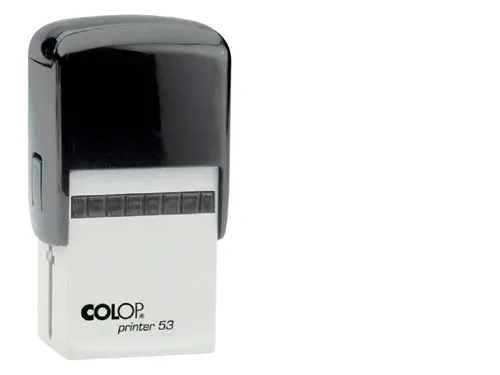 Tekststempel Colop Printer 53 port betaald Zwart