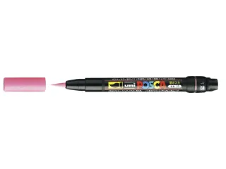 Brushverfstift Posca PCF350 Penseelpunt 1-10mm Rood - 1