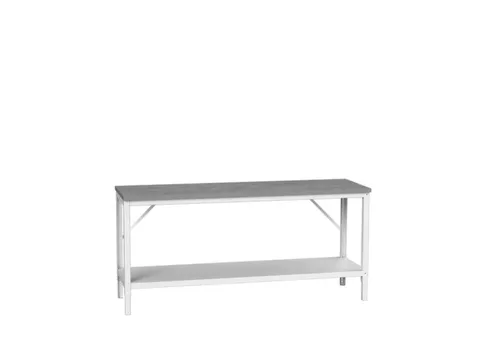 werkbank,HxBxD 780-930x2000x600mm,linoleumblad,4voeten