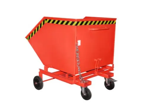 Kiepwagen,waterdicht,HxLxB 1290x1420x1340mm,1m³,draagverm. 300kg