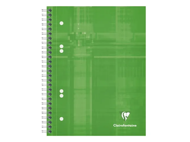 Collegeblok Clairefontaine Studium A5+ ruit 5x5mm 6-gaats 80 pagina's