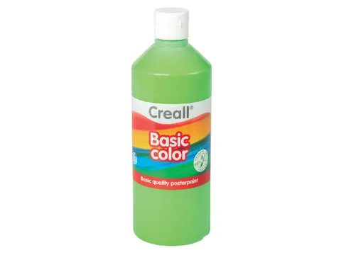 Plakkaatverf Creall basic lichtgroen 500ml