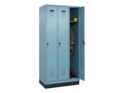 locker,HxBxD 1950x900x500mm,3vak,vak B 300mm,draaigrendel,sokkel