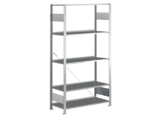 Inhaakstelling Aanslagrand Basisveld 2000x1000x300mm 5legborden - 1