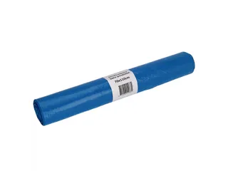 Afvalzak Cleaninq 70x110cm HDPE recycled T25 120 Liter blauw - 1
