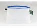 Pochette zip soufflet Foldersys EVA A4 bleu