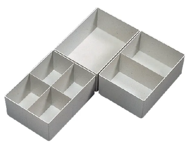 Inzetbak A6809-3121 70x122x168mm 2 vaks