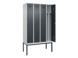locker voor scheiding van kleding,HxBxD 2120x1200x500mm,4vak