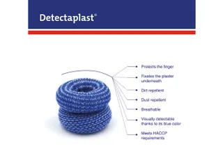 Detectaplast Vingerlingen Textiel Large Blauw - 3