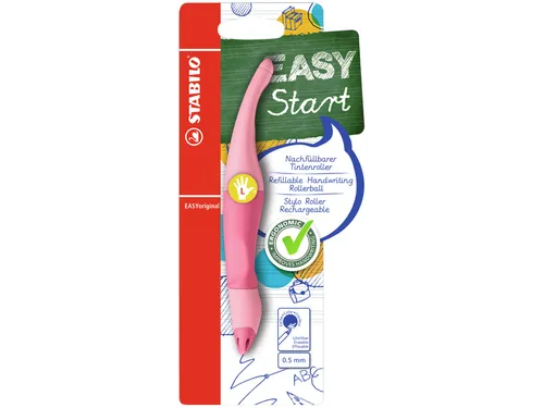 Rollerpen STABILO Easyoriginal links pastel medium roze blister