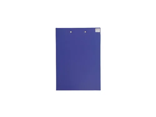 Klembord MAUL PVC folie Blauw A4 staand