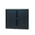 Roldeurkast Inclusief 2 Legborden Zwart 103x120x43