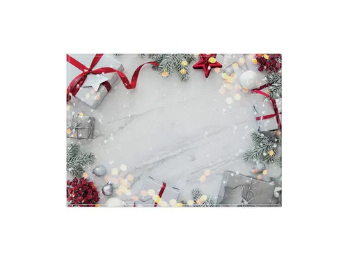 Placemat 45x32cm PVC Kerst 6 Stuks