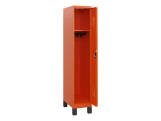 schoollocker,HxBxD 1630x300x500mm,1vak,vak B 300mm,cil.-slot,voeten - 1