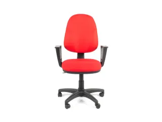 Bureaustoel EN1335 Linea Tiger 01 rood/rood met armleuning - 2