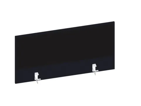 baliepaneel,v. bureau,aanbouw achter,B 1000mm,CC-zwart,BN8033-zwart
