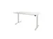 Dextro Basic Zit-sta Bureau Elektrisch 160x80 Krijtwit 25mm Wit