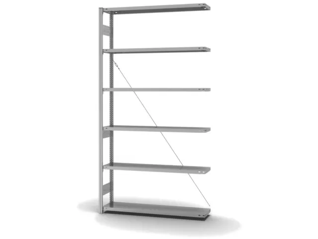 systeemstelling,aanbouwveld,HxBxD 2500x1310x335mm,vakl. 300kg