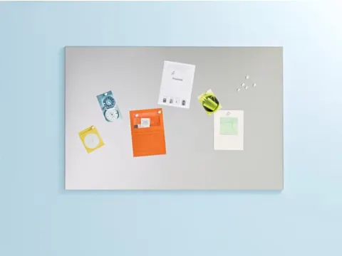 RVS plaat,HxB 970x1470mm,geborsteld,magnetisch