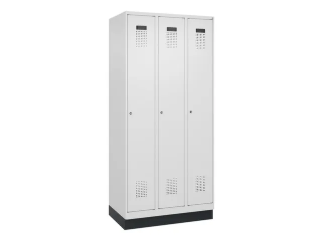 locker voor scheiding van kleding,HxBxD 1950x900x500mm,3vak