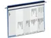 Dossiermap Durable Personeel 2555 A4 Blauw 5 vakken + hangrail