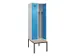 locker met bank,voor scheiding van kleding,HxBxD 2120x600x815mm,2vak