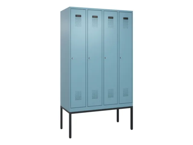 locker voor scheiding van kleding,HxBxD 2120x1200x500mm,4vak