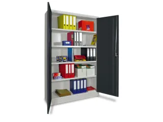 grootvolumekast met openslaande deuren,RAL7035,front RAL7016 - 2