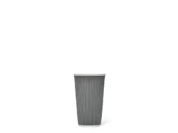 Beker porselein Les Artistes Paris 450ml met siliconen grip Grijs