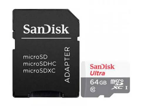 64GB SanDisk Ultra microSDXC + SD Adapter