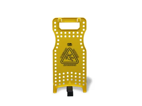 Wet floor sign geel 3-talig
