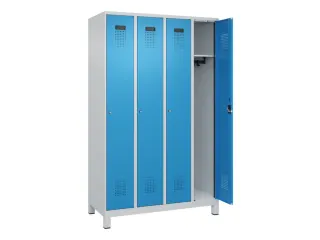 locker,HxBxD 1950x1200x500mm,4vak,vak B 300mm,cil.-slot,voeten - 2