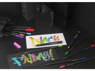 Brushpen Faber-Castell Black Edition 20 stuks in karton etui - 3