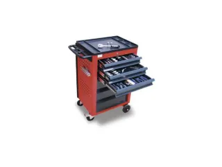 Gereedschapswagen Met Gereedschapsassortiment 950x610x450mm 3 Laden - 2
