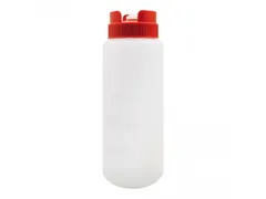 Doseerfles 72cl Knijpfles Rood